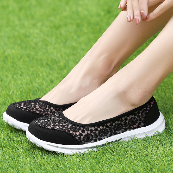 Women Casual Breathable Sandals Fashion Comfortable Lace Walking Shoes Summer Leisure Sport Shoes