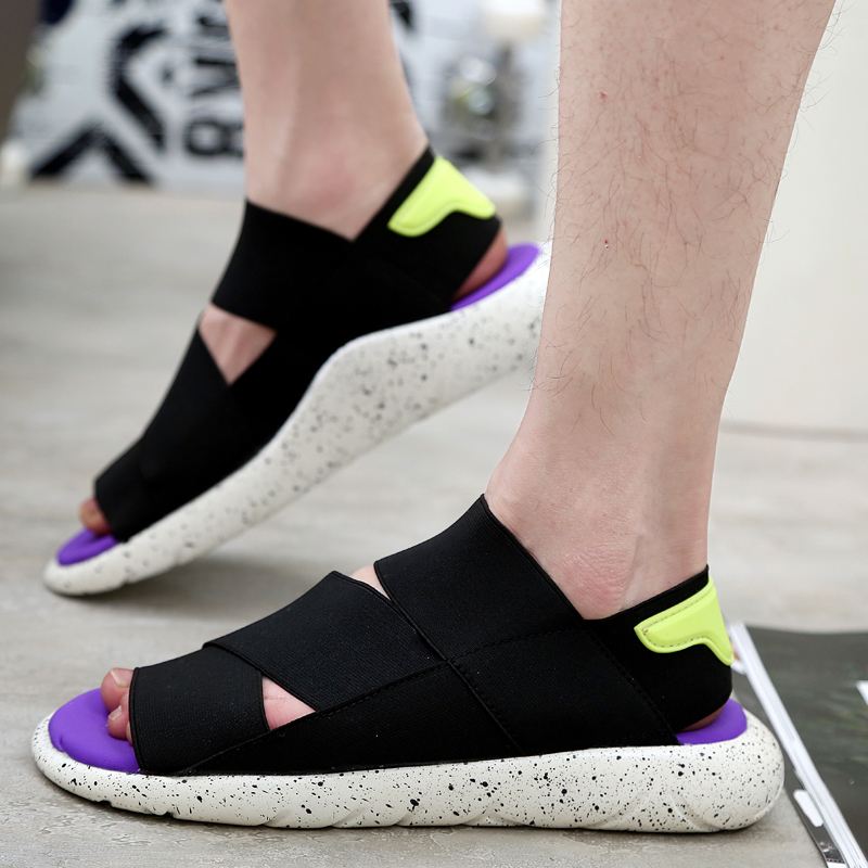 Men And Women Fashion Leisure Sandals Couple Comfortable Beach Sport Shoes Non-slip Driving Shoes