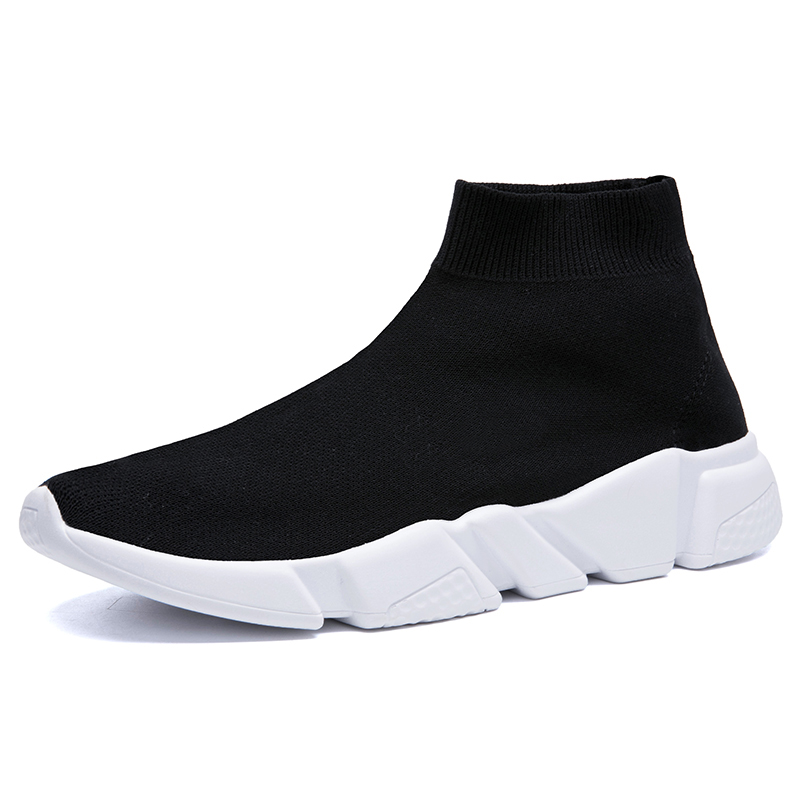 Men Fashion Leisure Sock Shoes Plus Size Women Breathable Mesh Sport Shoes Non-slip Casual Sneakers