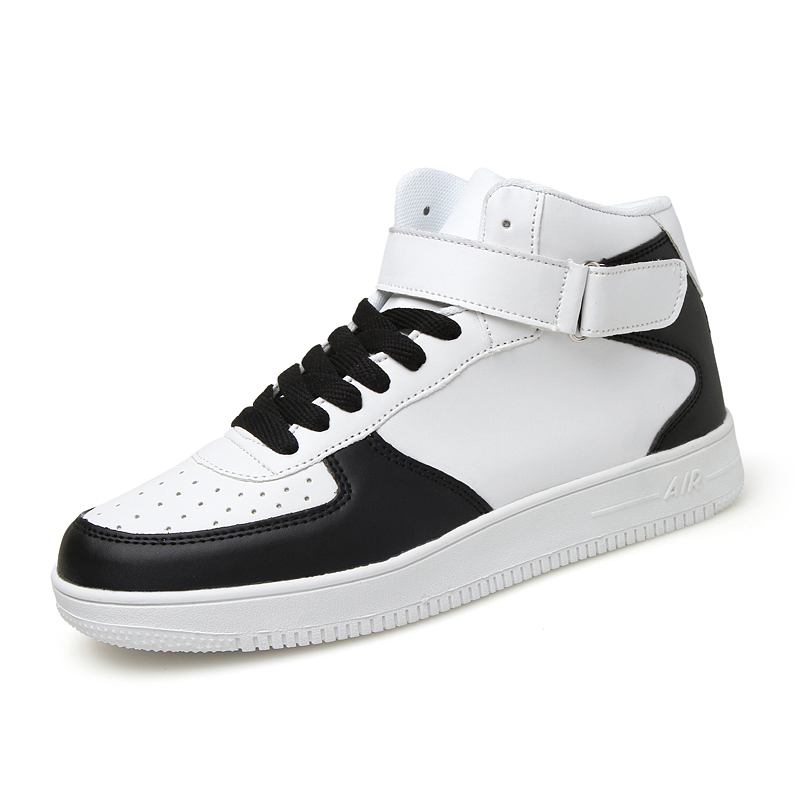 Men High Quality High Top Air Force Sneakers Fashion Breathable Leisure Shoes White Sport Shoes