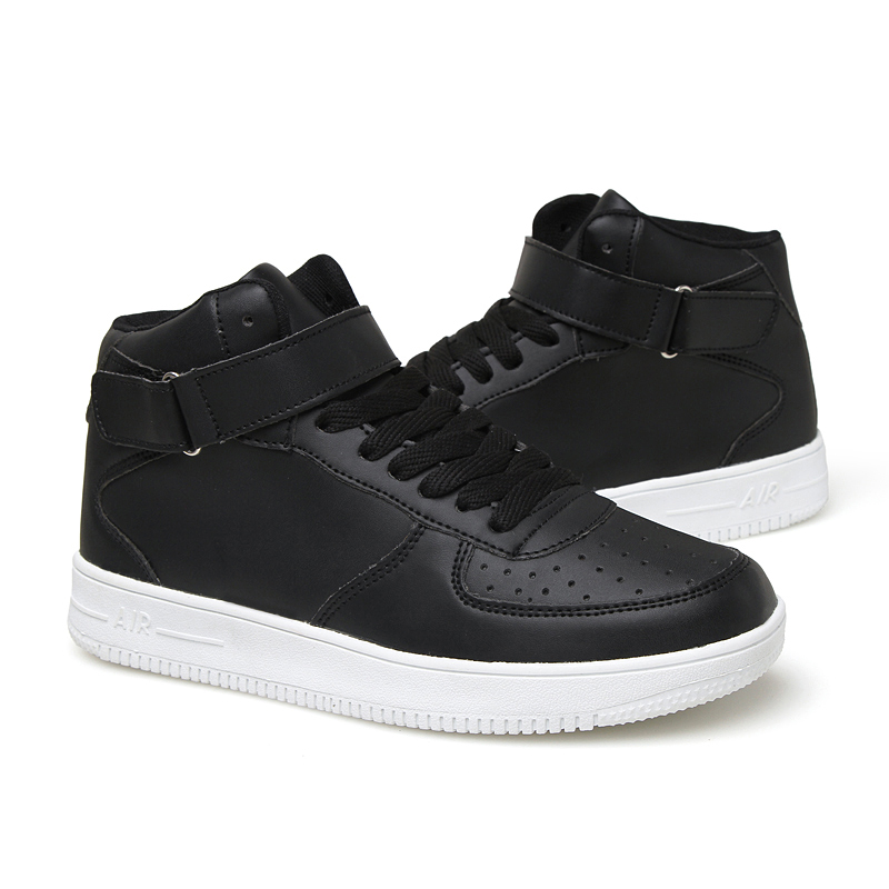 Men High Quality High Top Air Force Sneakers Fashion Breathable Leisure Shoes White Sport Shoes