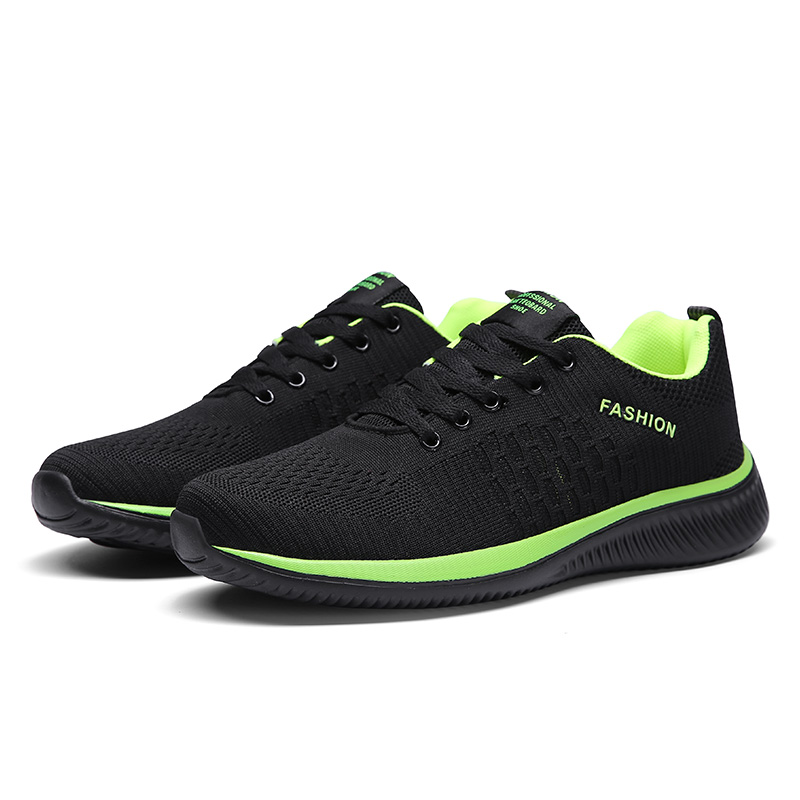 Men Fashion Breathable Mesh Sport Shoes Casual Non-slip Running Shoes Plus Size Walking Sneakers