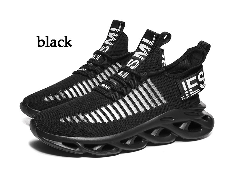 Fashion Men Sport Shoes Breathable Mesh Running Shoes Non-slip Lightweight Sneakers Plus Size Shoes