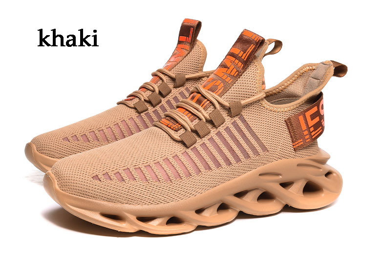 Fashion Men Sport Shoes Breathable Mesh Running Shoes Non-slip Lightweight Sneakers Plus Size Shoes