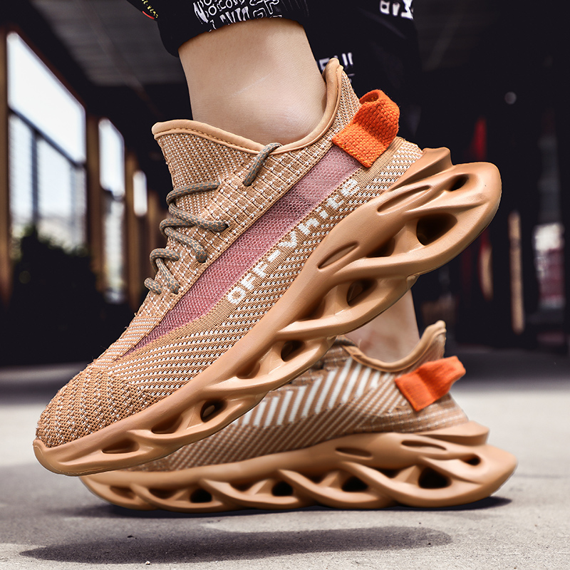 Men 350 V2 Boost Running Shoes Women Breathable Elastic Reflective Sport Shoes Plus Size Sneakers