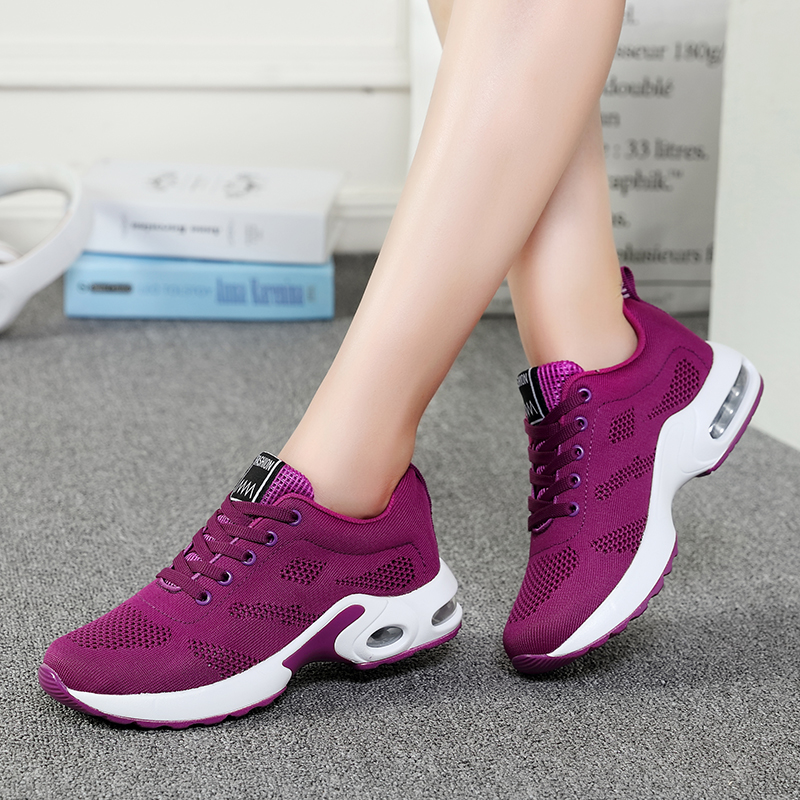 Women Fashion Breathable Sport Shoes Plus Size Outdoor Leisure Air Cushion Running Shoes