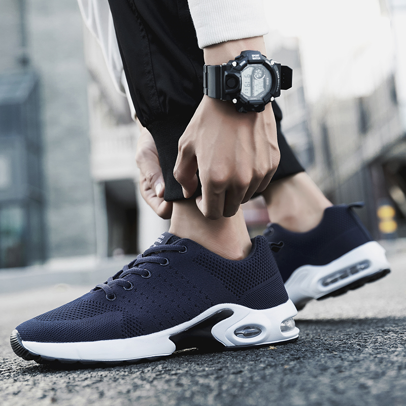 Men Fashion Breathable Air Cushion Sport Shoes Women Wearable Leisure Sbeakers Couple Casual Shoes