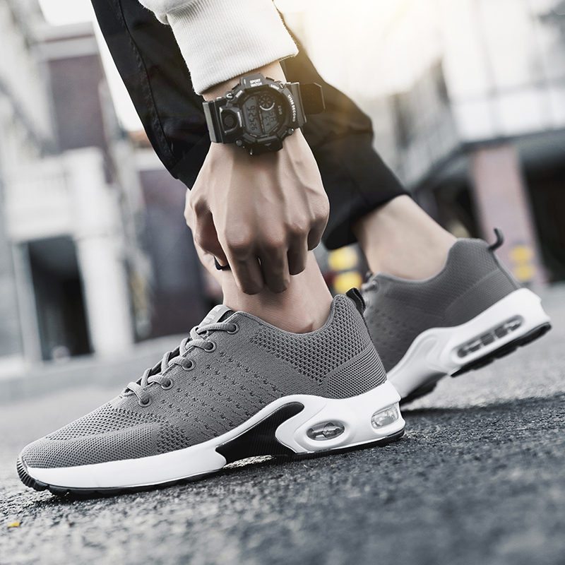 Men Fashion Breathable Air Cushion Sport Shoes Women Wearable Leisure Sbeakers Couple Casual Shoes