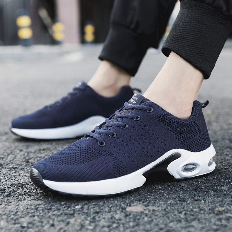 Men Fashion Breathable Air Cushion Sport Shoes Women Wearable Leisure Sbeakers Couple Casual Shoes