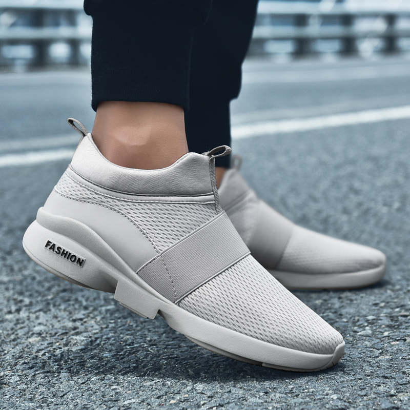 Men Breathable Canvas Sport Shoes Women Casual Mesh Wearable Running Shoes Plus Size Sneakers