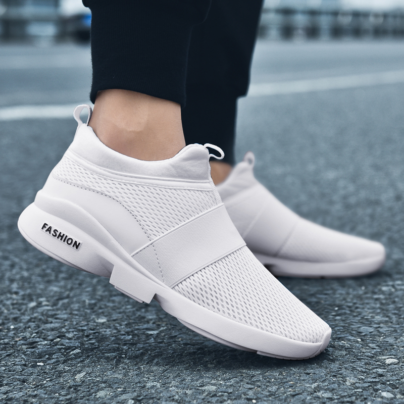Men Breathable Canvas Sport Shoes Women Casual Mesh Wearable Running Shoes Plus Size Sneakers