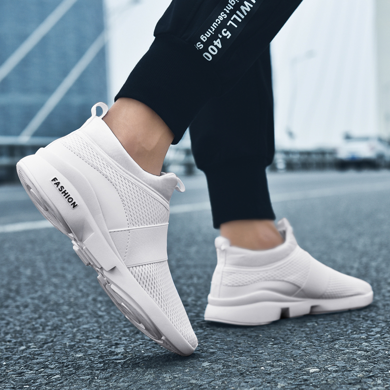 Men Breathable Canvas Sport Shoes Women Casual Mesh Wearable Running Shoes Plus Size Sneakers