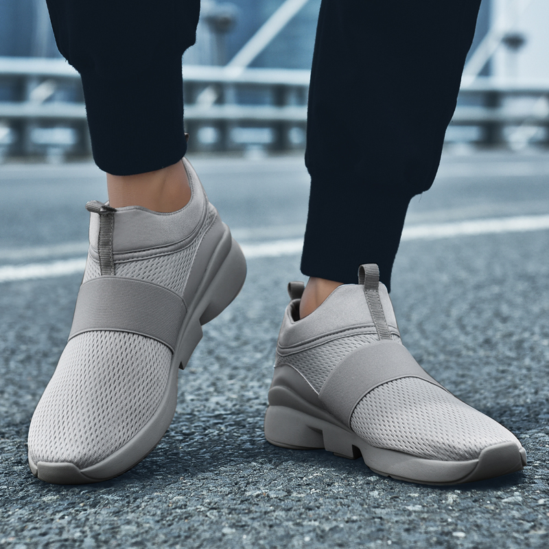 Men Breathable Canvas Sport Shoes Women Casual Mesh Wearable Running Shoes Plus Size Sneakers