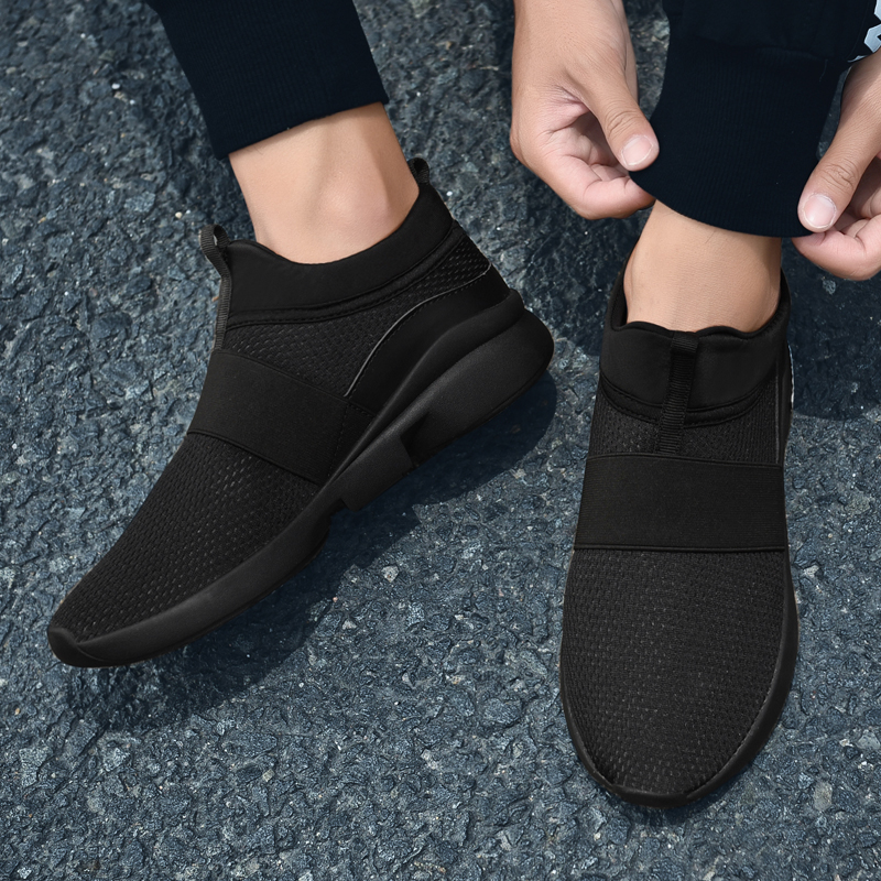 Men Breathable Canvas Sport Shoes Women Casual Mesh Wearable Running Shoes Plus Size Sneakers