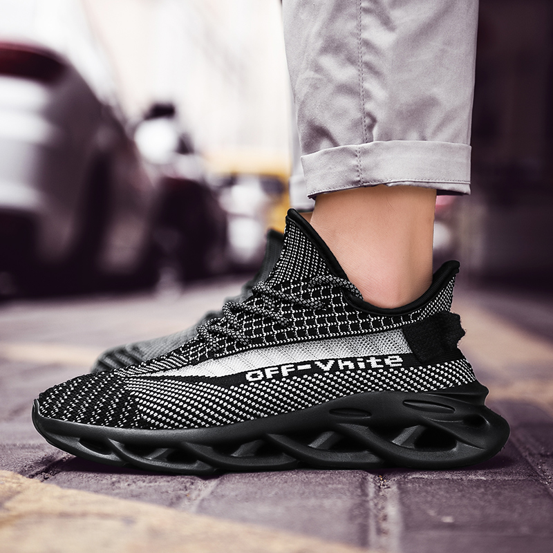 Men Breathable Mesh Yeezys Sport Shoes Women Plus Size Outdoor Comfortable Sneakers Running Shoes