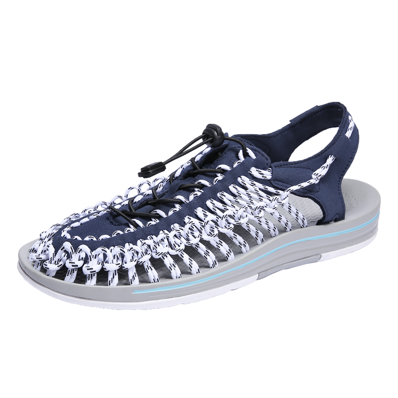 Men Hand-woven Roman Sandals Fashion Comfortable Sport Walking Shoes Women Casual Outdoor Sandals