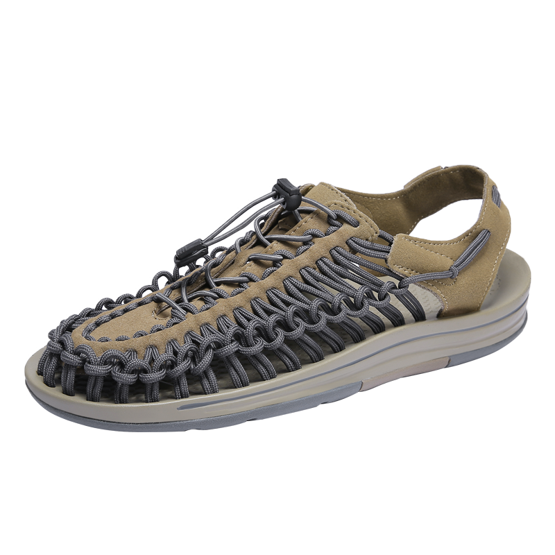 Men Hand-woven Roman Sandals Fashion Comfortable Sport Walking Shoes Women Casual Outdoor Sandals