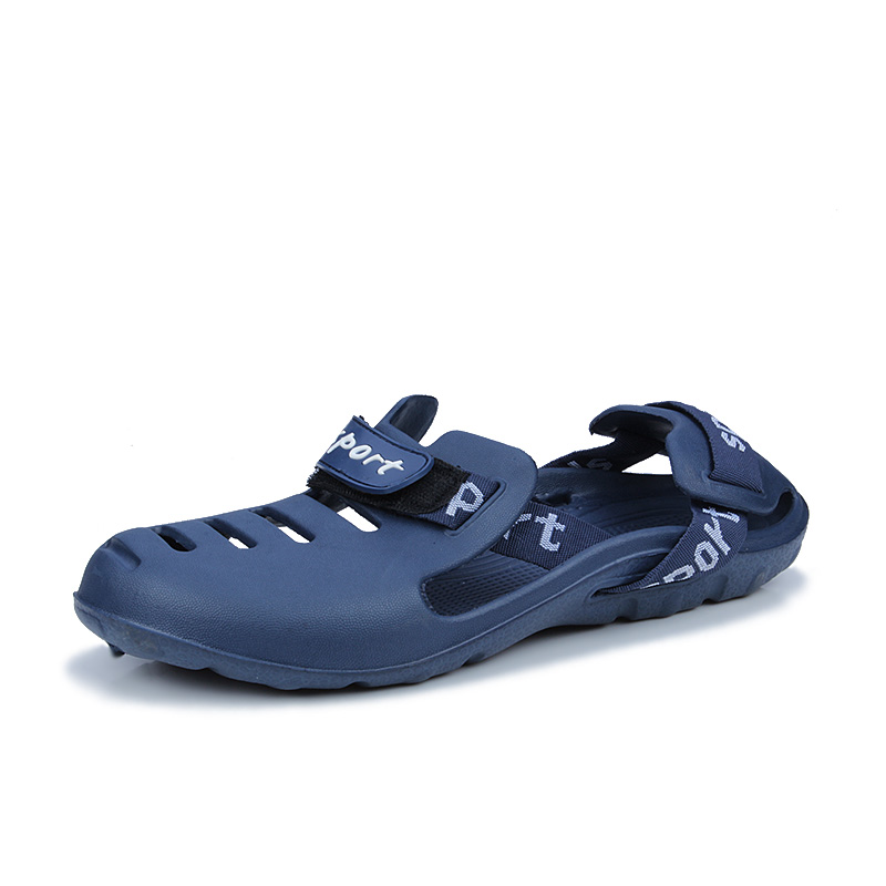 Fashion Men Beach Sandals Outdoor Garden Hole Shoes Wearable Leisure Plastic Sandals