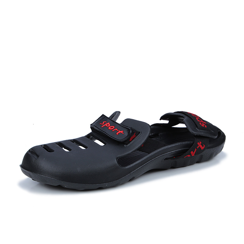 Fashion Men Beach Sandals Outdoor Garden Hole Shoes Wearable Leisure Plastic Sandals
