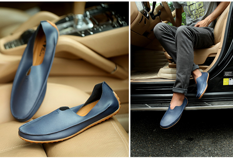 Men Microfiber Leather Peas Shoes Women Business Comfortable Work Loafers Soft Leisure Wedding Shoes