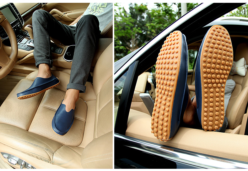 Men Microfiber Leather Peas Shoes Women Business Comfortable Work Loafers Soft Leisure Wedding Shoes