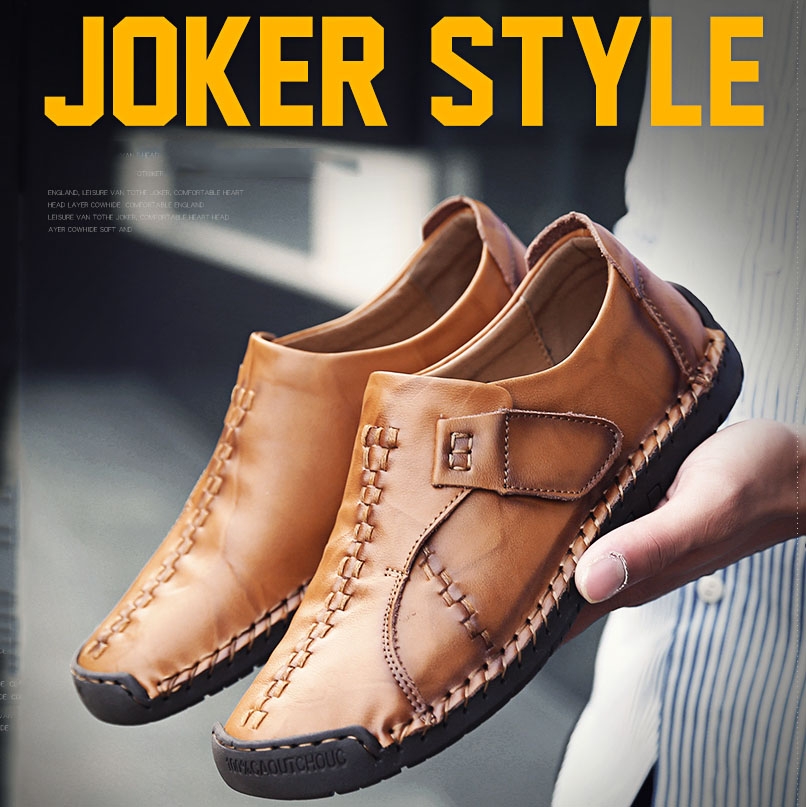 Men Business Formal Genuine Leather Shoes Wearable Luxury Work Shoes Leisure Wedding Loafers Shoes