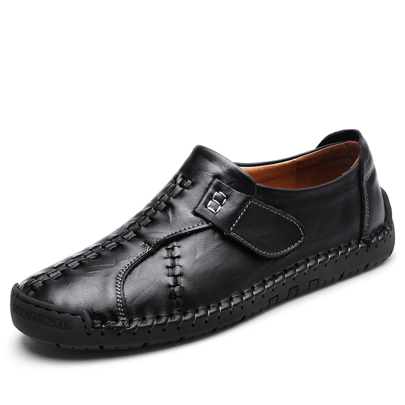 Men Business Formal Genuine Leather Shoes Wearable Luxury Work Shoes Leisure Wedding Loafers Shoes