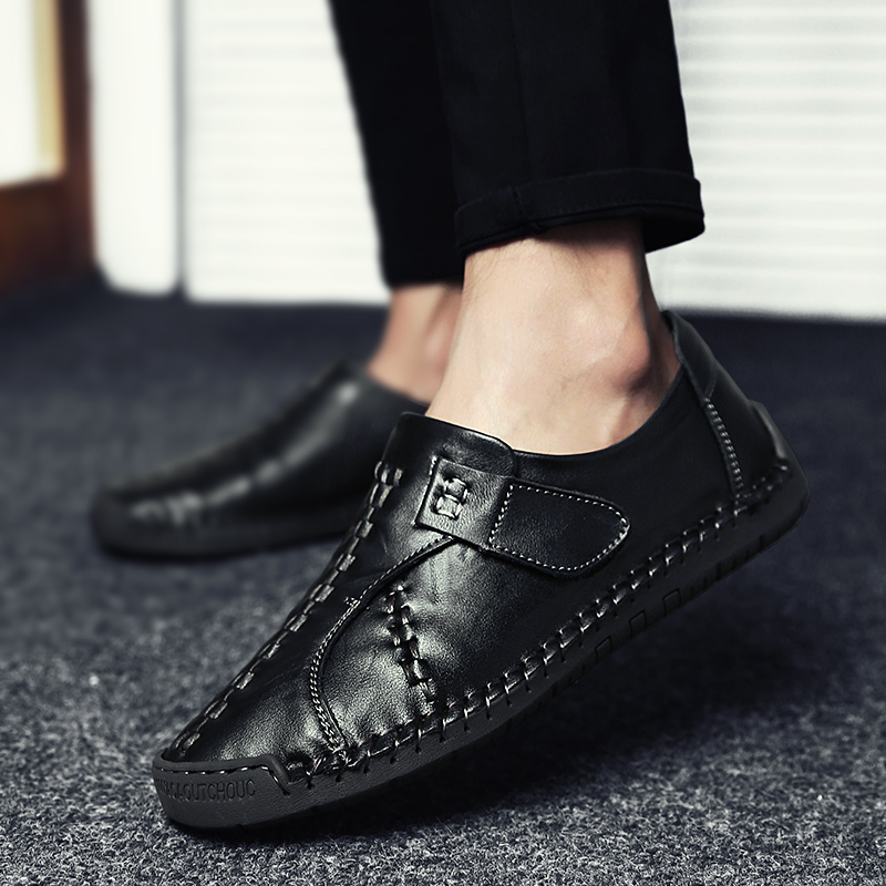 Men Business Formal Genuine Leather Shoes Wearable Luxury Work Shoes Leisure Wedding Loafers Shoes