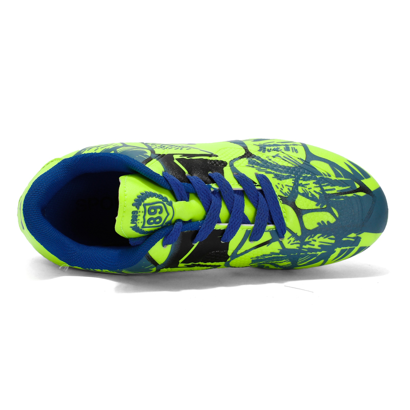 Kids and Men Professional Spike Football Boots Outdoor Non-slip Sport Shoes Light Soccer Shoes