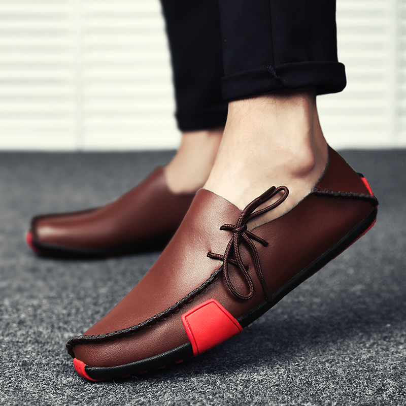 Men Formal Business Genuine Leather Shoes Light Comfortable Leisure Shoes Plus Size Wedding Shoes