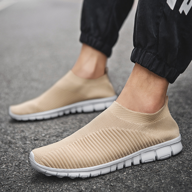Women Breathable Mesh Sport Shoes Men Light Running Shoes Plus Size Comfortable Outdoor Sneakers