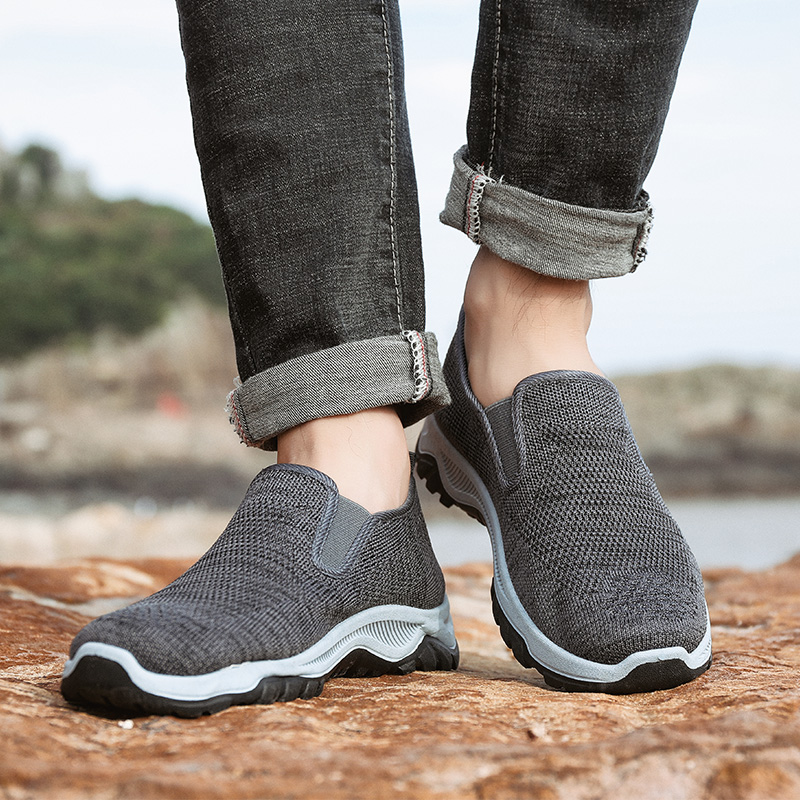 Men Breathable Sport Shoes Wearable Trekking Climbing Shoes Outdoor Non-slip Running Shoes Sneakers