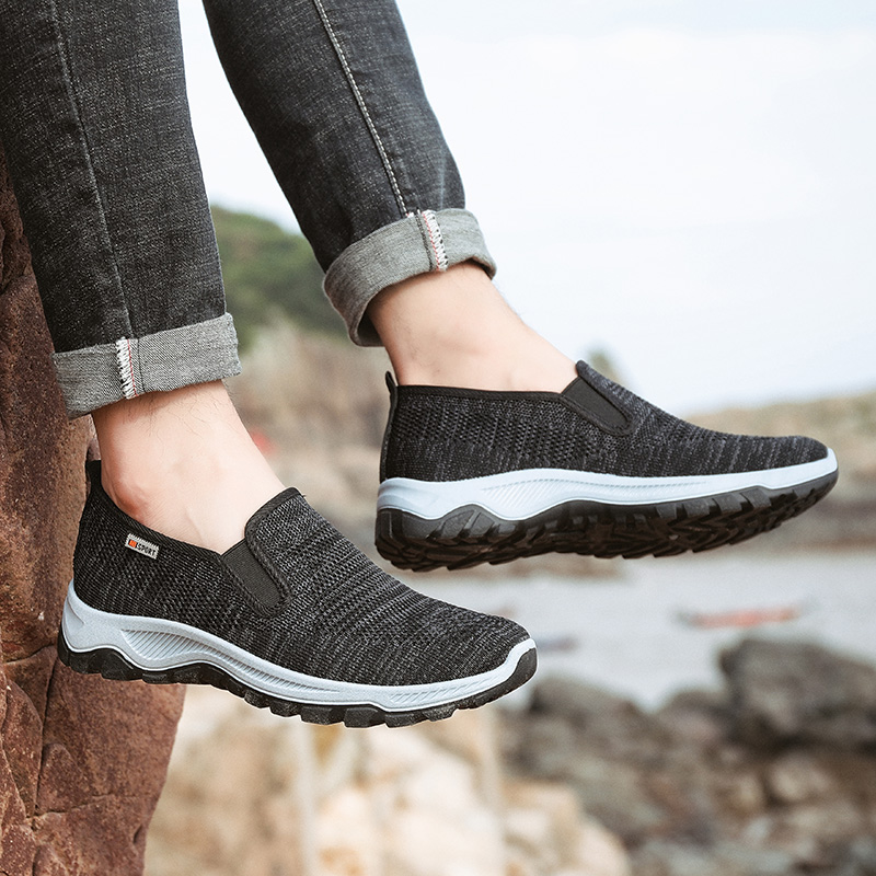 Men Breathable Sport Shoes Wearable Trekking Climbing Shoes Outdoor Non-slip Running Shoes Sneakers