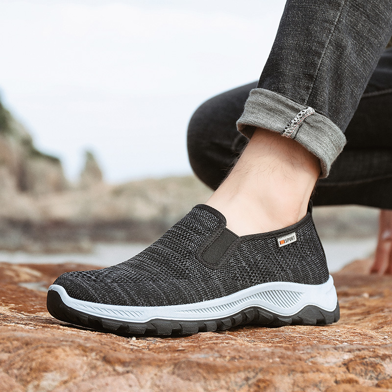 Men Breathable Sport Shoes Wearable Trekking Climbing Shoes Outdoor Non-slip Running Shoes Sneakers