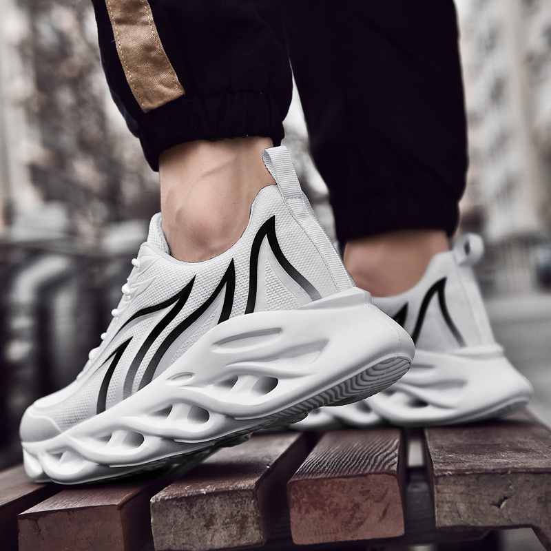 Fashion Men Casual Sport Shoes Outdoor Non-slip Running Shoes Plus Size Twist Light Sneakers