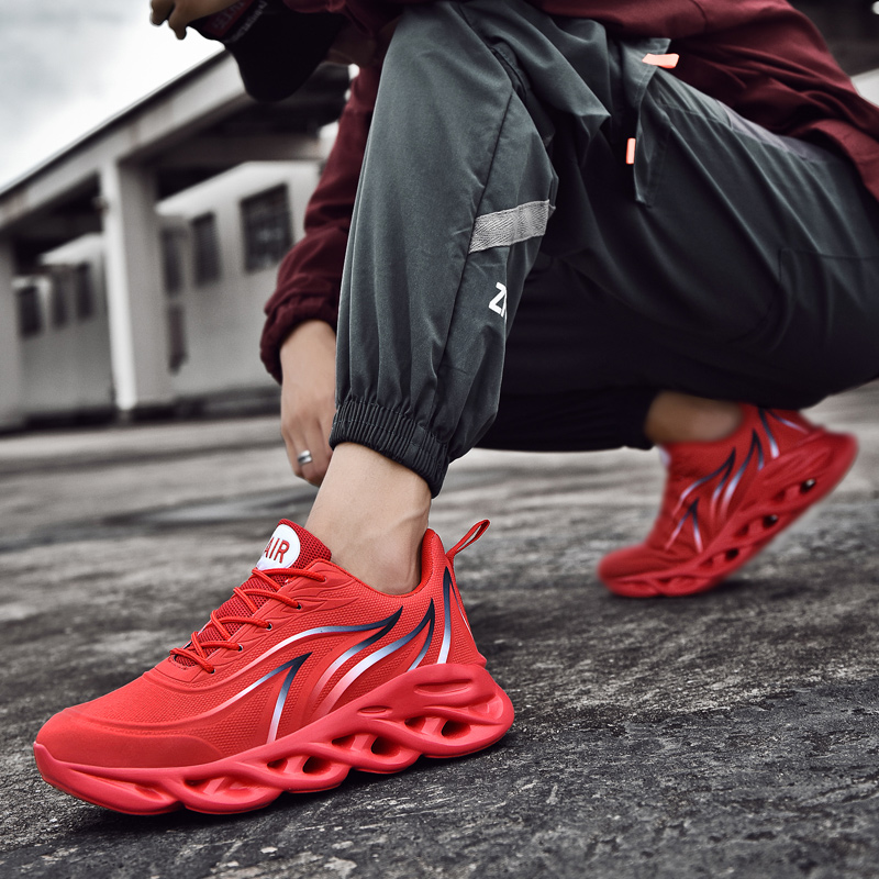 Fashion Men Casual Sport Shoes Outdoor Non-slip Running Shoes Plus Size Twist Light Sneakers