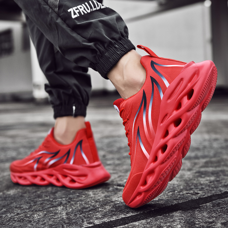 Fashion Men Casual Sport Shoes Outdoor Non-slip Running Shoes Plus Size Twist Light Sneakers