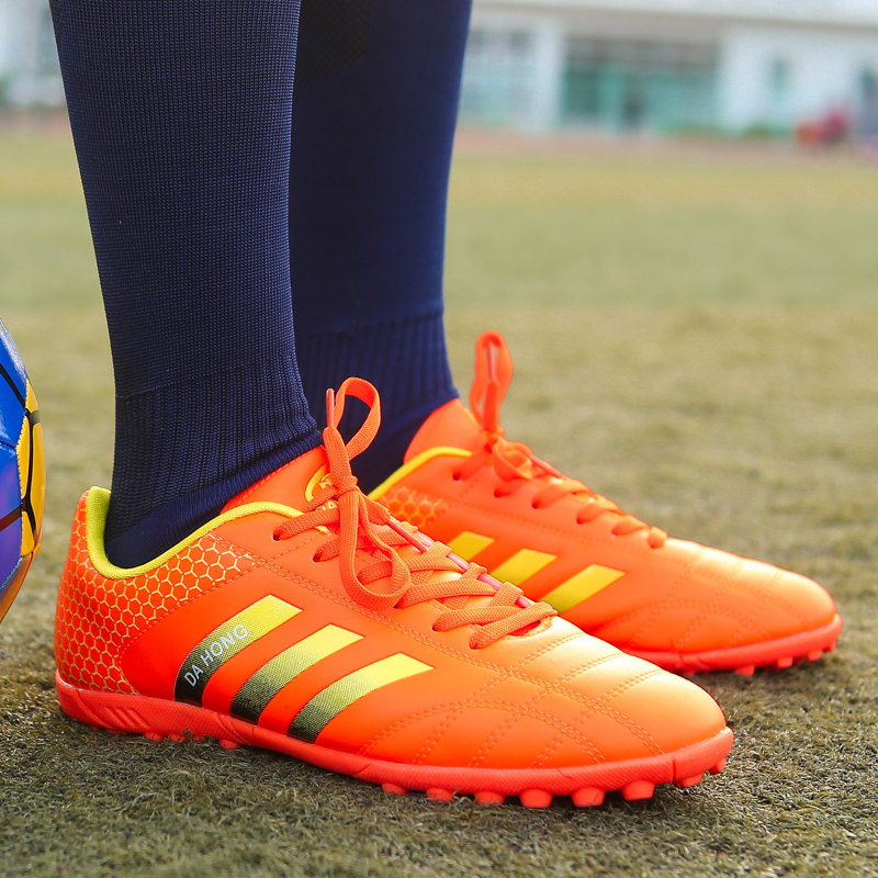Kids Men Professional Spike Football Boots Women Non-slip Breathable Sport Soccer Shoes