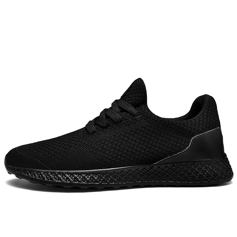 Men Fashion Non-slip Sport Shoes Plus Size Breathable Mesh Running Shoes Casual Work Sneakers