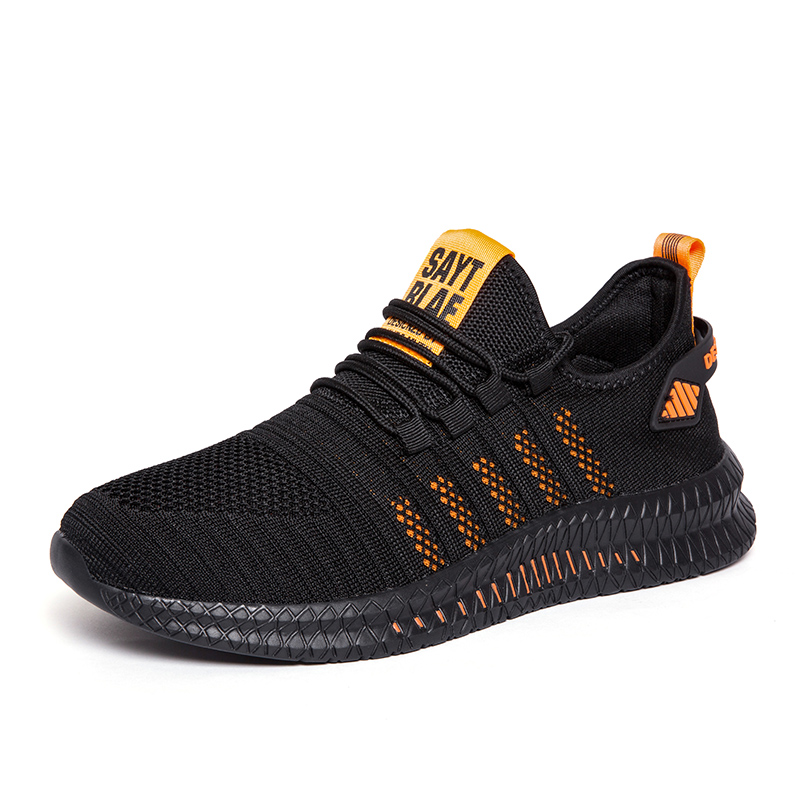 Men Fashion Breathable Sport Shoes Plus Size Mesh Light Comfortable Running Shoes Casual Sneakers
