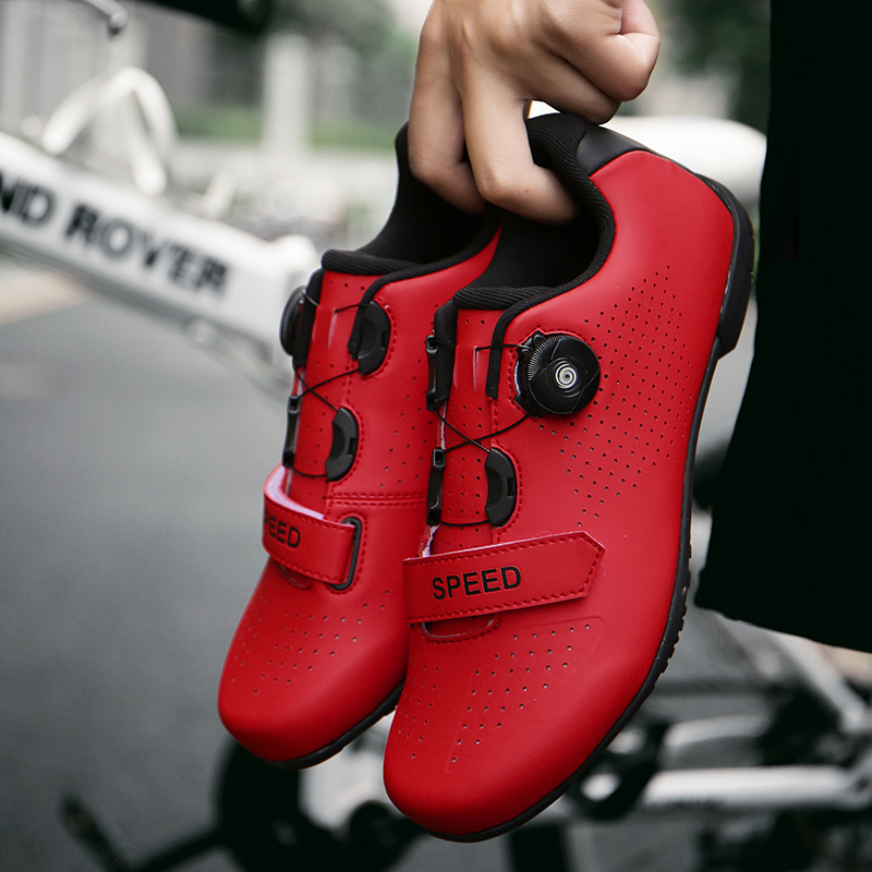 Men Breathable Cycling Shoes Women Soft Rubber Sole Sport Bicycle Shoes Plus Size Breathable Sneaker