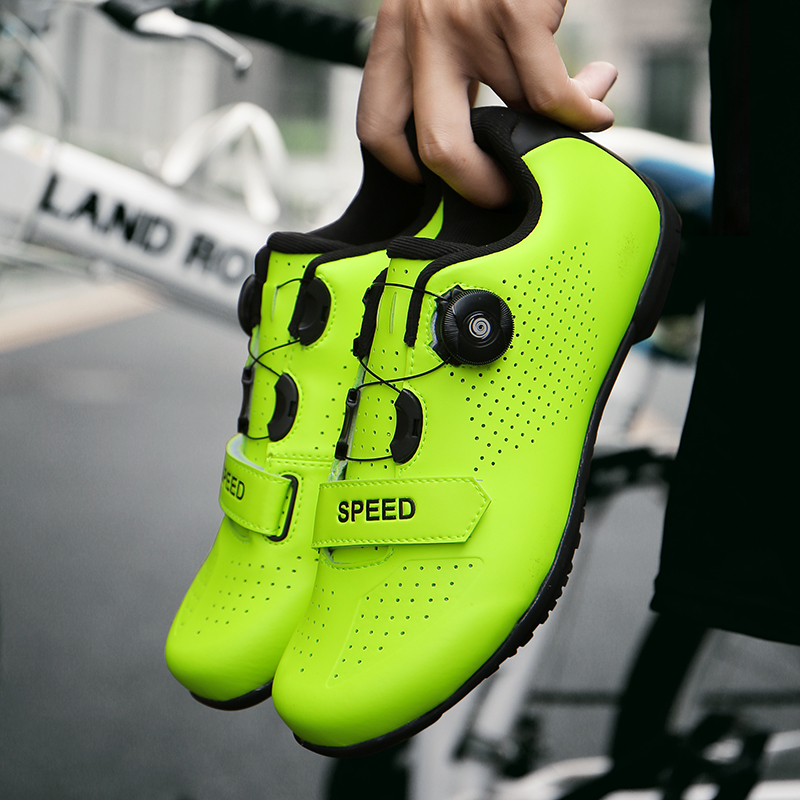 Men Breathable Cycling Shoes Women Soft Rubber Sole Sport Bicycle Shoes Plus Size Breathable Sneaker