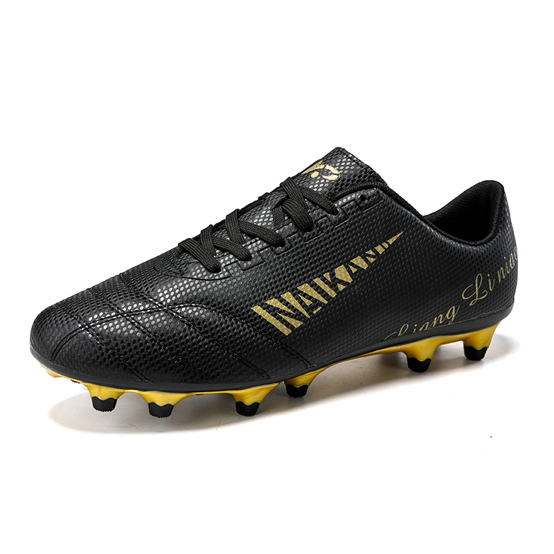 Men Fashion Non-slip Spike Football Boots Kids Breathable Sport Shoes Women Broken Nail Soccer Shoes