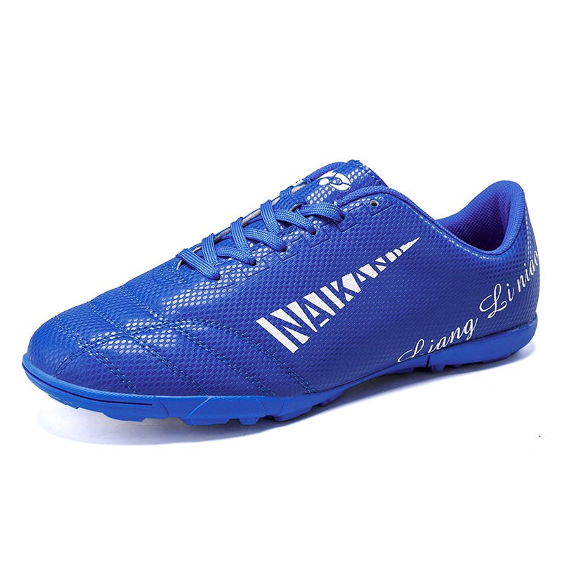 Men Fashion Non-slip Spike Football Boots Kids Breathable Sport Shoes Women Broken Nail Soccer Shoes