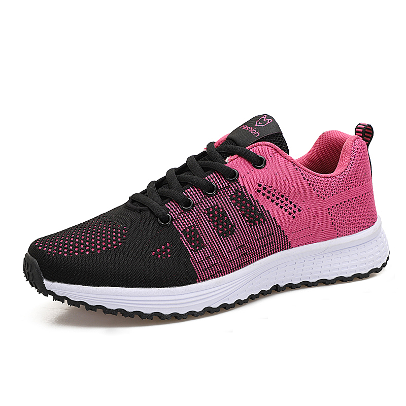 Women Breathable Soft Sport Shoes Plus Size Casual Walking Shoes Leisure Running Sneakers