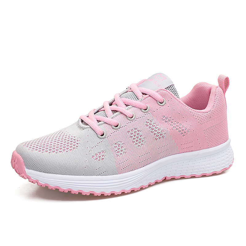 Women Breathable Soft Sport Shoes Plus Size Casual Walking Shoes Leisure Running Sneakers