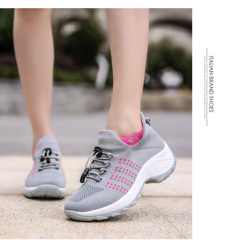 PNR 2020 new women&apos;s shoes fly woven sports shoes women&apos;s casual shoes comfortable soft bottom shoes