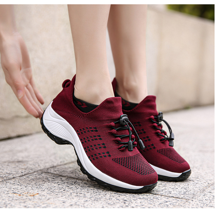 PNR 2020 new women&apos;s shoes fly woven sports shoes women&apos;s casual shoes comfortable soft bottom shoes
