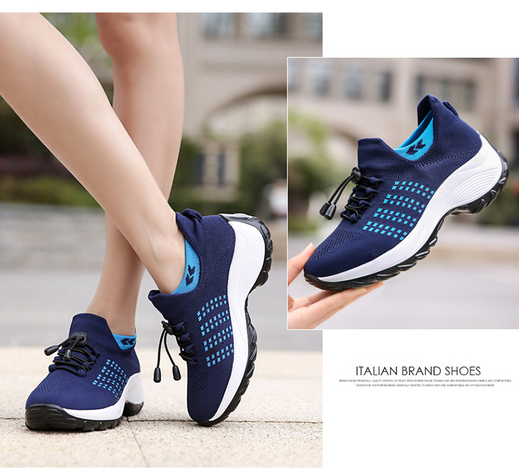 PNR 2020 new women&apos;s shoes fly woven sports shoes women&apos;s casual shoes comfortable soft bottom shoes