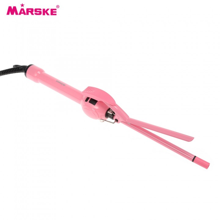 MARSKE LCD Curling Iron Wand Stick Hair Curler Cer